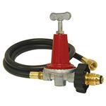 Bayou Classic 5HPR-40 48-Inch LPG Hose, High Pressure Adjustable Regulator