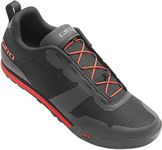 Giro Tracker Fastlace Men Flat Pedal Mountain Bike/e-Bike Shoes - Black/Bright Red (2024), 49