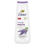 Dove Relaxing Body Wash for renewed, healthy-looking skin Lavender Oil & Chamomile gentle body cleanser nourishes skin 591 ml