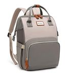 motherly 20 liter Stylish Babies Diaper Bags for Mothers - Ultra Premium Version|6 Month Warranty |(Dark Gray & Ivory)