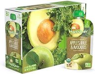 Happy Baby Organics Clearly Crafted Stage 2 Baby Food, Apples, Kale and Avocadoes, 4 Ounce (8 Count)