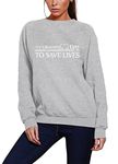 It's a Beautiful Day to Save Lives - Youth & Womens Sweatshirt - Hospital TV Show Merch My Person 12-13 Years Grey