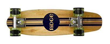 Ridge Skateboards Complete 55cm Maple Wooden Retro 22” Mini Cruiser Board