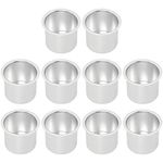 Amarine Made 10 Pack of Aluminum Drop-in Drink Cup Holder for Table,Boat,Camper (Silver)