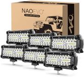 NAOEVO 7 inch LED Light Bar, 720W 7