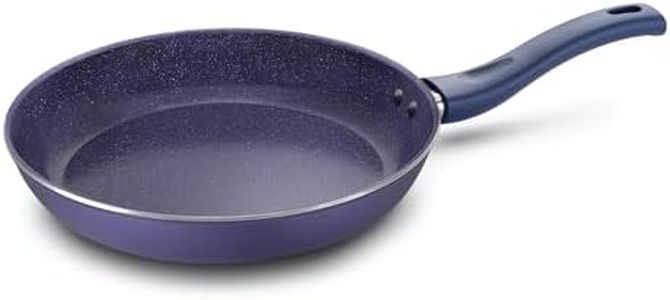 Prestige Ceraglide Ceramic Coated 18 cm Non-Stick Fry Pan | Consumes Less Oil | Preferred for High Heating & Even Heating | Stain-Resistant | Gas & Induction Compatible