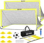 Portable Pop Up Soccer Goal Set wit