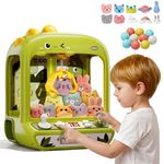Dinosaur Claw Machine for Kids,Kids Claw Machine Toys for 6 7 8 Year Old Girls Boy, Mini Claw Machines with Sound Lights, Vending Machines Game Toy, Ideal 3 4 5 6 7 8 Year Old Girl Boy Gifts