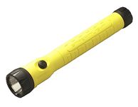 Streamlight 76412 PolyStinger LED HAZ-LO Intrinsically Safe Rechargeable Flashlight with 120-Volt AC/12-Volt DC Charger, Yellow