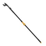 Fiskars Anvil Tree Pruner for dry and hard wood, Not Telescopic, Angle Adjustable by 260°, Steel blade/aluminium handle, Length 1.61 m, Black/Orange, UP53, 1000597