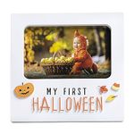 Reece Studio My First Halloween 3D Frame, Newborn Keepsake Photo Frame, Baby Holiday Picture Frame