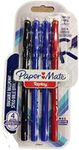 PAPER MATE Replay Erasable Ballpoint Pens Pack of 4 Blue/Black/Red M 1.0 mm Blister Pack