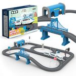 BOOGYWOOGY Vande Bharat Express Toy Train Set - 91 Piece Battery-Operated Railway Set | Indian City Train Set with DIY Magnetic Railway Tracks for Kids 3+ | Educational Gift for Kids | Made in India