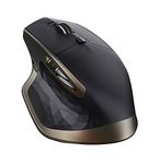 Logitech MX Master Wireless Mouse – Use on Any Surface, Ergonomic Shape, Hyper-Fast Scrolling, Rechargeable, for Apple Mac or Microsoft Windows Computers, Meteorite