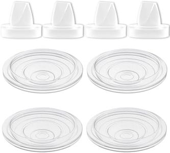 S9/S12/S9pro/S12pro Silicone Diaphragm and Duckbill Valve,Compatible with NaNaLazy/TSRETE/momcozy, Wearable Breast Pump, Replacement Parts Accessories (8 Piece Set)