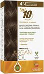 One 'n Only Argan Oil Fast 10 Permanent Hair Color Kit 4N Natural Medium Brown, Gray Hair Coverage in 10 Minutes, Helps Maintain Natural Moisture Balance, Advanced Micro-Pigments for Natural Tones