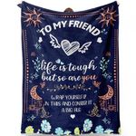 Best Friend Birthday Gifts for Women, Best Friend Blanket, Unique Friendship Gift for My Best Friend, Bestie, BBF, Soul Sister, for best friend - Throw Blankets 50x60…