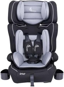 R for Rabbit Jumping Jack Grand Baby Car Seat of 9 Months to 12 Years Age Innovative ECE R44/04 Safety Certified Growing Car Seat for Kids | 6 Months Warranty | (Black Grey)