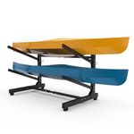 Sedeke Kayak Stand, 2 Racks for Kayaks,Racks for Outdoor Storage, Aluminum Standing Rack for Canoe Boat Surfboard Indoor Outdoor-300 lb Capacity