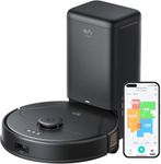 eufy X8 Pro Robot Vacuum Self-Empty Station, Twin-Turbine 2X 4,000 Pa Suction, 45 Days Hands-Free Cleaning iPath Laser, Pet Hair Deep Clean on Carpet, Smart Cleaner for Home with Pets