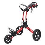 Rovic RV1C Golf Trolley Clicgear, Red/Black,