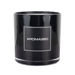 Aroma360 - My Way 55oz Candle - Luxury Scented Candles with Essential Oils - Lush Sandalwood, Warm Virginia Cedar & Iris - Aromatherapy - Soy Candles - 300hr Burn