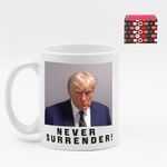 T Legend Never surrender Trump Mug,