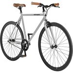 Retrospec Harper Single Speed Fixie-Style Bike Urban Commuter Bicycle with Coaster Brake, Flip Flop Hub, 700x28C Tires and High Tensile Steel Frame for Commuting, Cruising - Slate 57cm, l