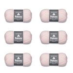 Patons Beehive Baby Sport Precious Pink Yarn - 6 Pack of 3.5oz/100g - Blended Fiber - 3 DK - 359 Yards - Knitting/Crochet