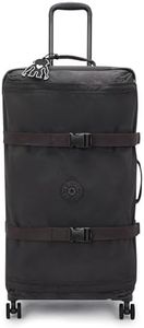 Kipling Women’s Spontaneous 31-Inch Softside Spinner Wheel Luggage, Integrated TSA Accepted Lock, Black Noir, Checked-Large