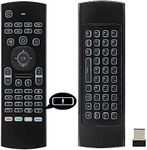 MX3 Air Mouse Voice Remote Control, 2.4G Multifunctional Blacklight Mini Wireless Keyboard Air Mouse Remote for Android Smart TV Box, 3-Gyro&Gsensor, Projector HTPC Mini PC, PS3/4 Xbox 360