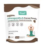 VORST Organic Ashwagandha Powder 2640mg With Cacao | 600g | Stress Relief & Energy | Low Carb & Calorie | Superfood Supplement | Hot Chocolate Mix | Root Powder | Gluten-Free & Keto