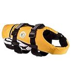 EZYDOG DFD Dog Life Jackets | Dog Lifejackets, Boating, Dog Friendly, Paddle Board, Dog Life Jacket Small Superior Buoyancy, Dog Life Jacket Medium, Dog Swim Vest, Puppy Life Jacket (Yellow, S)