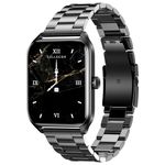 CELLECOR M5 Eaze 1.91” HD Display Smart Watch, Bluetooth Calling, Unlimited Watch Faces, 100+ Sports Modes, Health Suite, Voice Assistance (Black)