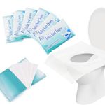 60 Pack Disposable Toilet Seat Covers - Essential Travel Accessories for Clean and Hygienic Experience