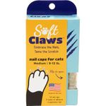 Soft Claws Feline Nail Caps Med Clear