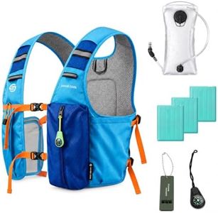 SAVIOR COOL Cooling Hydration Vest with 2L Water Bladder & 3 Cold Source, Lightweight Running Hydration Backpack for Men & Women, Breathable Hydration Pack for Hiking, Cycling & Outdoor Sports (Blue)