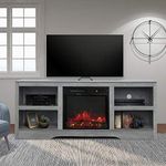 ENSTVER 58" TV Stand with Electric 