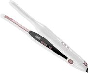 K&K Small Flat Iron Short Hair, Upgrade Pencil Flat Irons Hair Straightener for Edges, Straighteners for Pixie Cut, Touch Ups and Bangs, Digital Display, Ceramic Tourmaline Coating Floated Plate