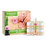 Vaadi Herbals Soothing and Refreshing Pedicure Manicure Spa Kit, Cream and Oil Set, 135g