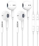 AVIWIS 2 Pack Wired Apple Earbuds/H