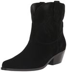 Nine West Women's Texen Ankle Boot, Black, 6 UK