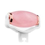 BeautyBio GloPRO Rose Quartz Roller Attachment Head, All-In-One Contouring Face and Body Head