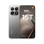 XIAOMI 15T Smartphone 12GB+256GB, 6.83" 120Hz Eye-care Amoled Display, 50MP Leica Summilux Optical Lens, 5500mAH Battery, MediaTek Dimensity 8400-Ultra, Gray (2 Years Warranty+No In-box Charger