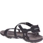 Merrell Women's Sandspur Rose Ltr Sandal, Black/Paloma, 9 M US