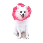 WZPET Adjustable Dog Cat Cone,Soft Recovery Cat Cone Collar,Dog Protective Collar for Cats Surgery,Pink,Small Dogs