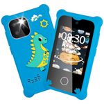 Kids Phone for Girls Boys - 2.8in Touchscreen with Dual Camera Kids Smart Phone Toys MP3 Music Player Touchscreen Learning Kids Phone Toys for Age 3-8 Kids with 32G SD Card Blue