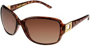 Foster Grant Polarized Sunglasses For Women, Brown Tortoise Shell Sunglasses