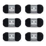 PATONS Grace Night Yarn - 6 Pack of 1.75oz/50g - Cotton - 3 DK - 136 Yards - Knitting/Crochet