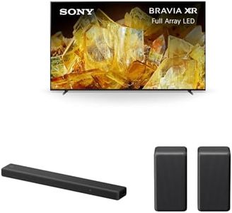 Sony XR85X90L TV with HT-A3000 Soundbar + SA-RS3S Rear Speakers